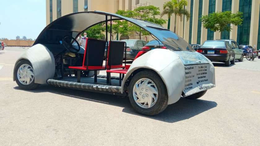 السيارة الكهربائية بالطاقة الشمسية في كفر الشيخ