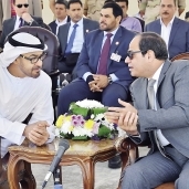 الرئيس السيسي وولي عهد أبو ظبي خلال زيارة الأخير للقاهرة قبل أيام