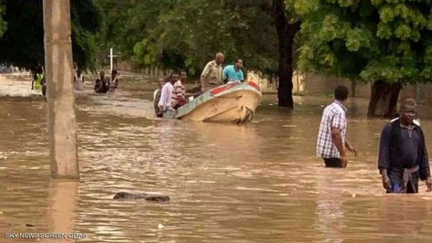 نصف متر يفصل السودان عن منسوب الفيضان