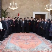 عون يتوسط أعضاء اللجنة التنفيذية لكنائس الشرق