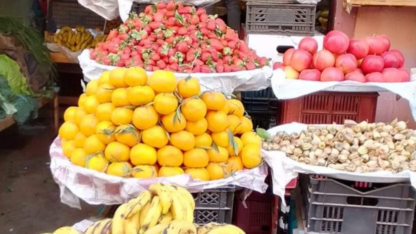 الفاكهة في الأسواق