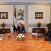 الرئيس عبد الفتاح السيسي يلتقى رئيس الوزراء ووزيرة الاستثمار