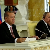 الرئيس الروسي فلاديمير بوتين ونظيره التركي أردوغان - صورة أرشيفية