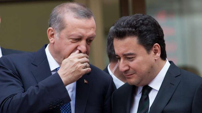 علي باباجان مع الرئيس التركي رجب طيب أردوغان