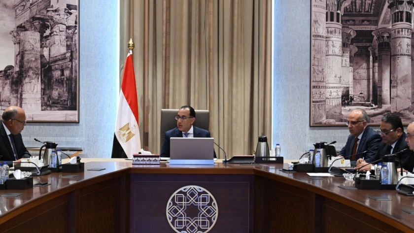 الدكتور مصطفى مدبولى رئيس مجلس الوزراء خلال الاجتماع