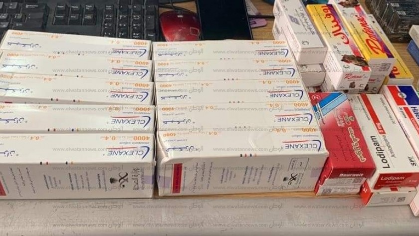 ضبط أدوية غير مسجلة في حملة مكبرة على الصيدليات في دمياط