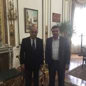 عمرو الليثي مع رئيس الوزراء