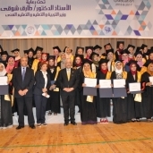 وزير التربية والتعليم خلال حفل تخريج طلاب مدارس المتفوقين