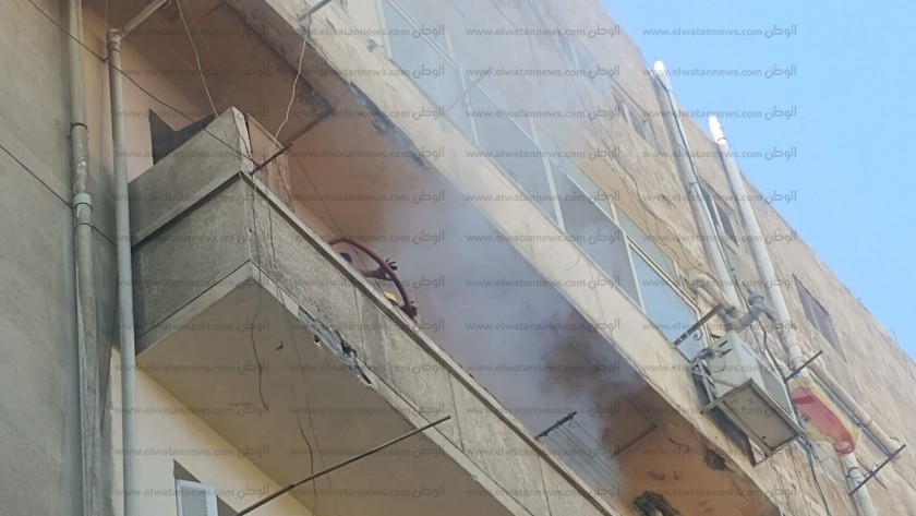 السيطرة علي حريق بإحدي الشقق السكنية وسط الإسكندرية