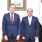 الرئيس عبدالفتاح السيسي مع ماركوس شيفر