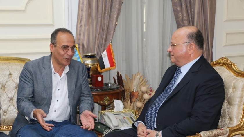 محافظ القاهرة يستقبل هيثم الحاج