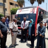 مشروع النقل الداخلى من المرحلة الأولى يدخل الخدمة بشوارع مدينة الحامول