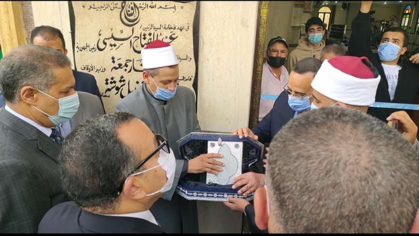 افتتاح مسجد بمدينة العريش