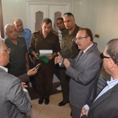 محافظ بني سويف يستقبل وفد الإدارة الهندسية بالقوات المسلحة