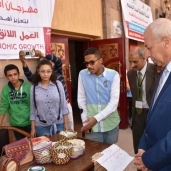 بالصور| محافظ أسوان يفتتح المهرجان الأول لمدن التعلم بمتحف النيل