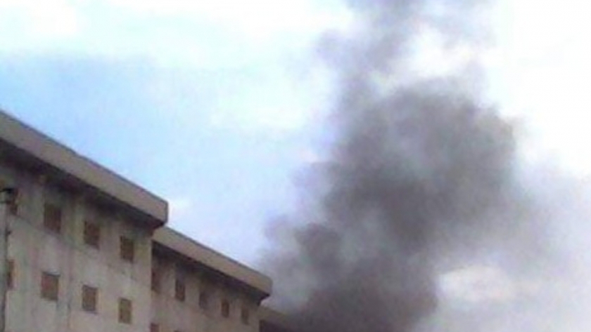 حريق جامعة بني سويف