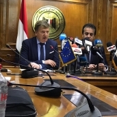 الموتمر الصحفي  لسفير الاتحاد الأوروبي بالقاهرة