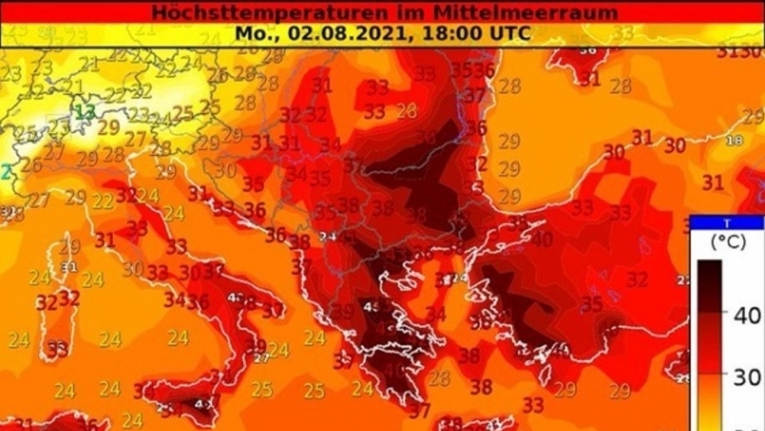 الطقس في منطقة المتوسط