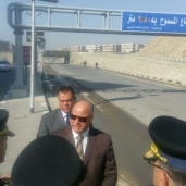 مدير أمن القاهرة يشهد إعادة تشغيل نفق المعادي
