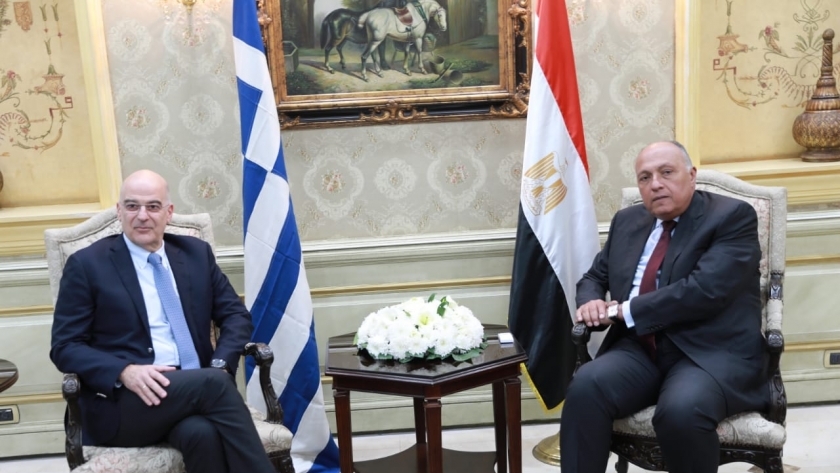 وزيري خارجية مصر واليونان