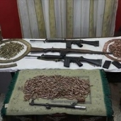 ضبط 41 قطعة سلاح وكميات كبيرة من مخدر الشابو بسوهاج