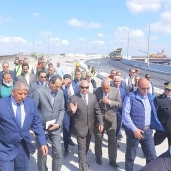 وزير النقل يتفقد مينائي الإسكندرية والدخيلة