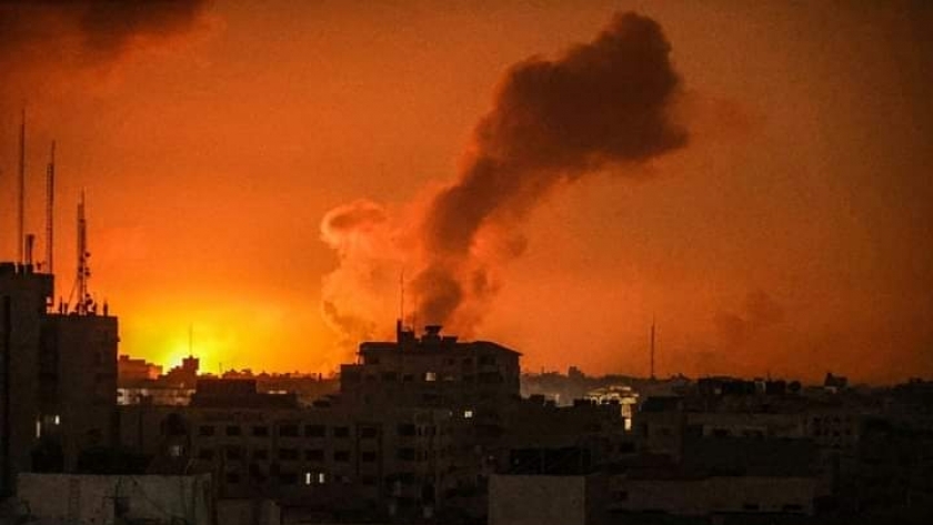 قصف الاحتلال الإسرائيلي على قطاع غزة - صورة أرشيفية