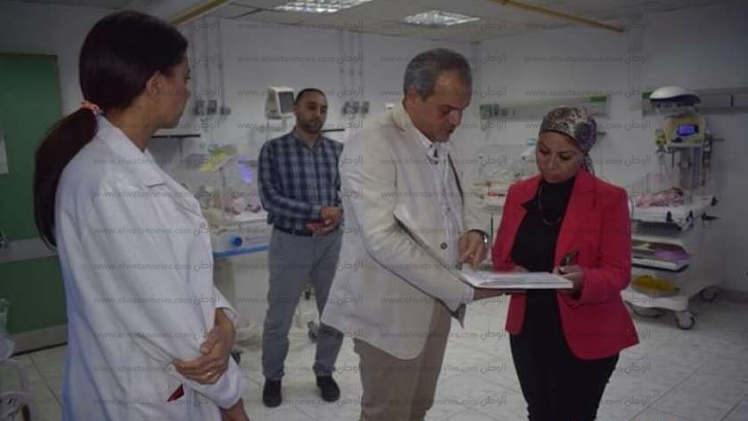 زيارة نائب محافظ البحر الأحمر لمستشفى الغردقة العام