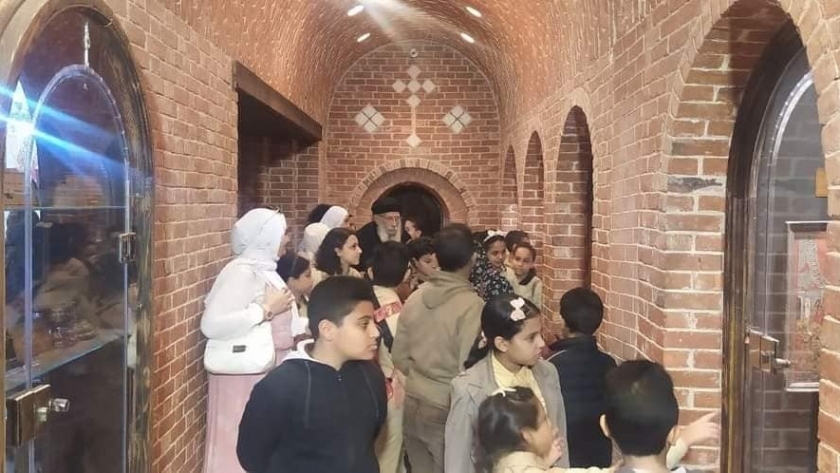 صور للاستعداد الكنائس قبل عيد الميلاد في كفر الشيخ