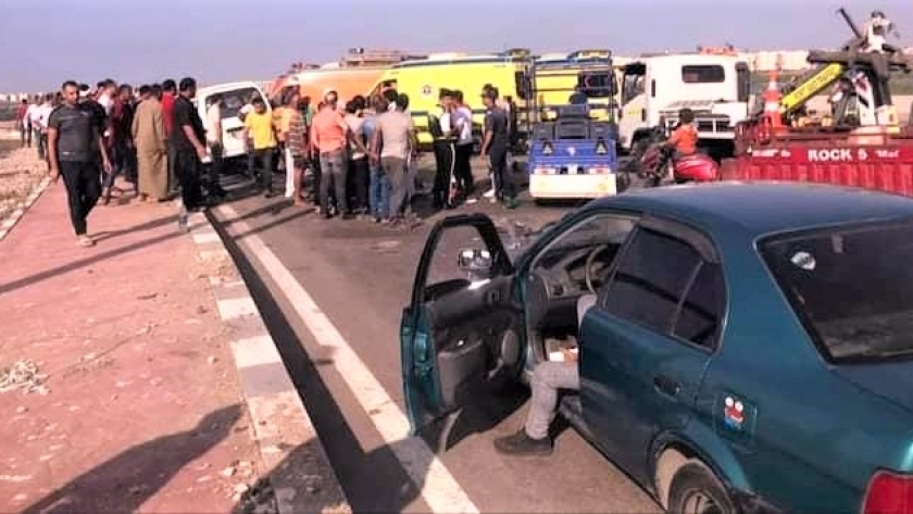 حادث سير ببورسعيد 