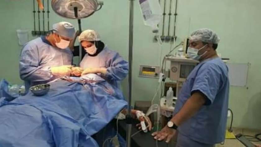 عملية جراحة بمستشفى الجمالية المركزي