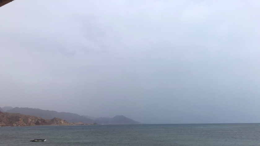 أمطار غزيرة على جنوب سيناء