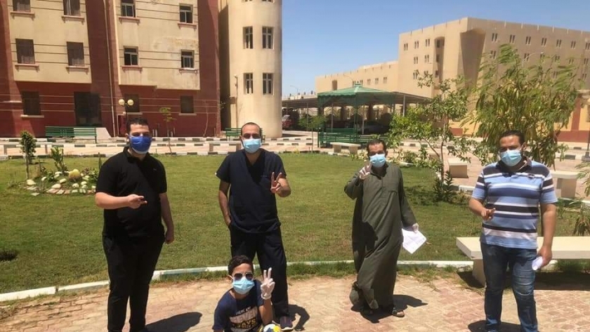 تعافي حالات جديدة بمستشفى عزل المدينة الجامعية في بني سويف