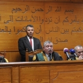 المستشار حسن فريد رئيس المحكمة فى قضية "أنصار بيت المقدس"