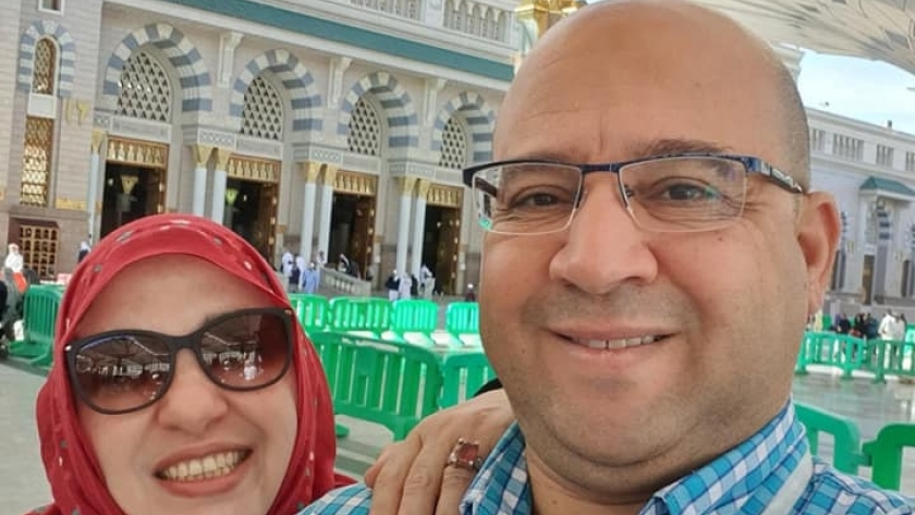 الراحل الدكتور أشرف عمارة أشهر جراح مصري وزوجته الدكتورة جيهان صالح