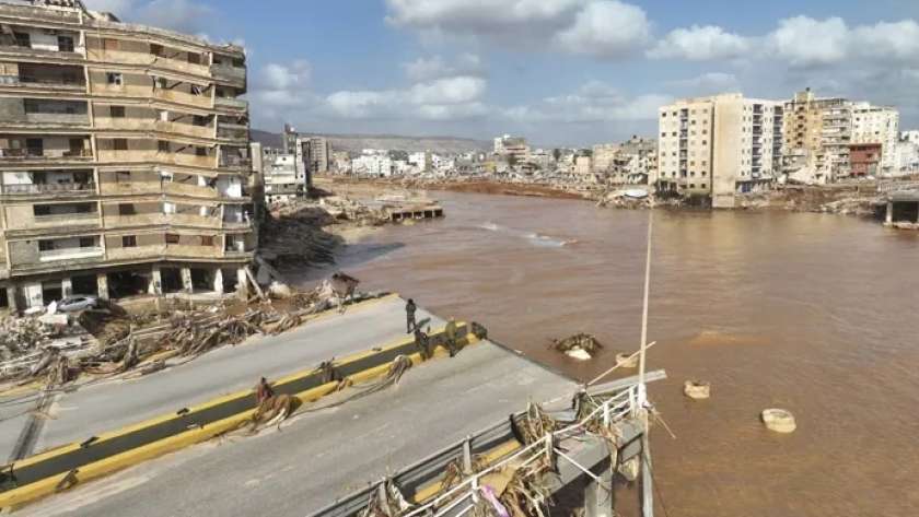 آثار العاصفة دانيال في ليبيا-صورة أرشيفية