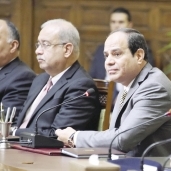 الرئيس عبدالفتاح السيسى خلال لقائه الأسرة المصرية