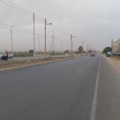 غلق طريق الشيخ فضل بالمنيا