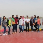 طلاب MSA خلال زيارتهم قناة السويس