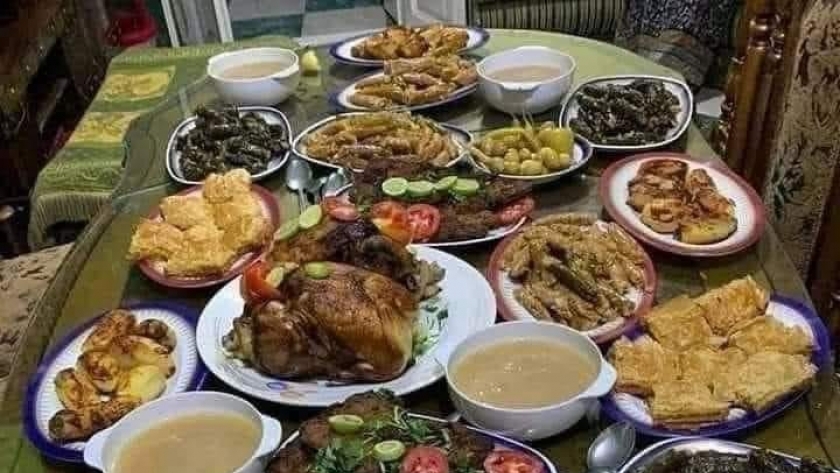مائدة الإفطار في رمضان