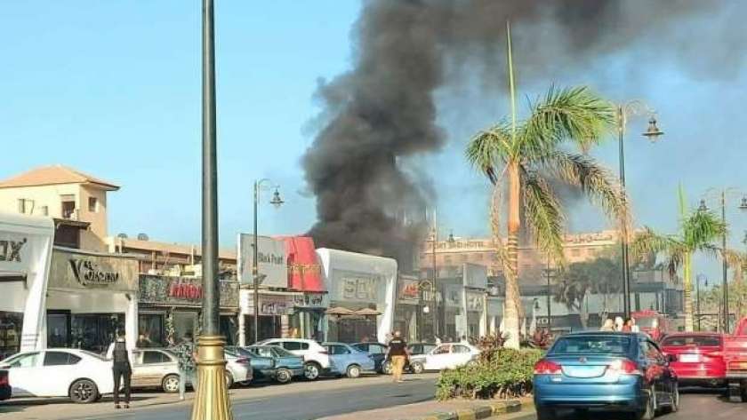 حريق بمحل تجاري ببورسعيد