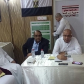 د. أشرف العربى وزير التخطيط رئيس بعثة الحج خلال مؤتمر أمس الأول