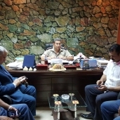 لقاء مدير عام إدارة شرق شبرا التعليمية مع مأمور قسم ثان شبرا الخيمة