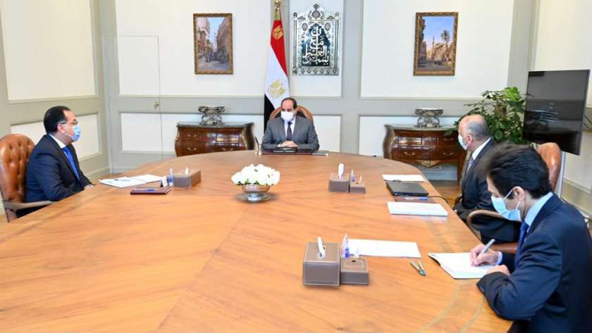 الرئيس عبدالفتاح السيسي خلال اللقاء