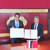 جانب من توقيع اتفاقية مصر والصين بأنظمة التعليم العالي