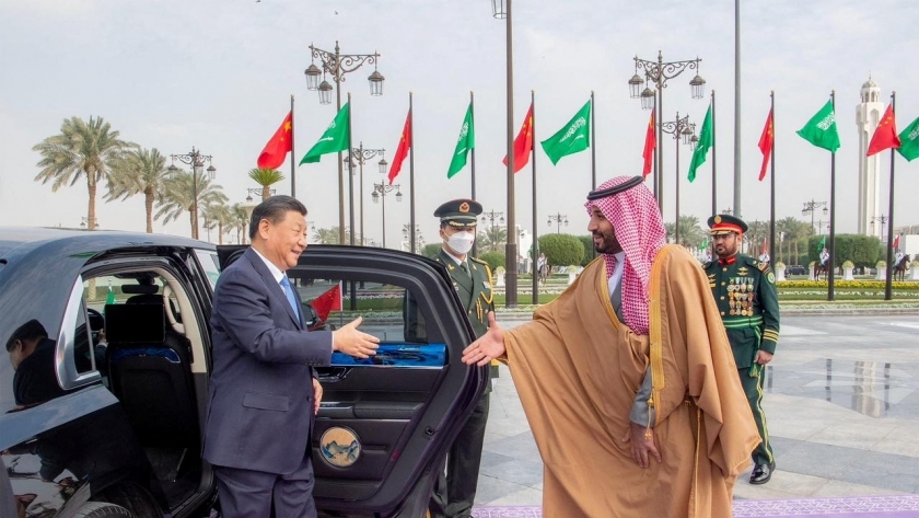 استقبال ولي العهد السعودي للرئيس الصيني