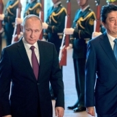 شينزو آبي برفقة بوتين