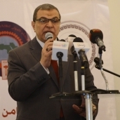 محمد سعفان خلال المؤتمر