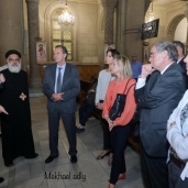 رئيس اقليم جنوب فرنسا يزور الكاتدرائية المرقسية بالإسكندرية