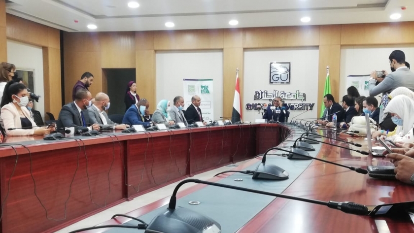 مؤتمر توقيع برتوكول بين جامعة الجلالة ومؤسسة مصر الخير